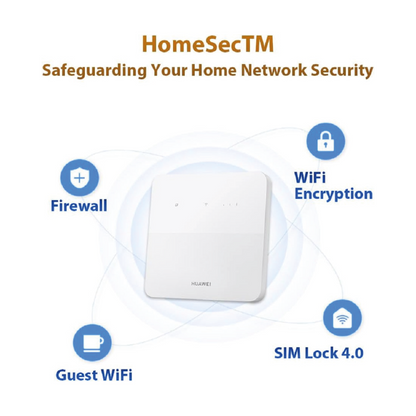 HUAWEI Router B320-323 4G WiFi WLAN CAT4 LTE 300 Mbit/s - Weiß