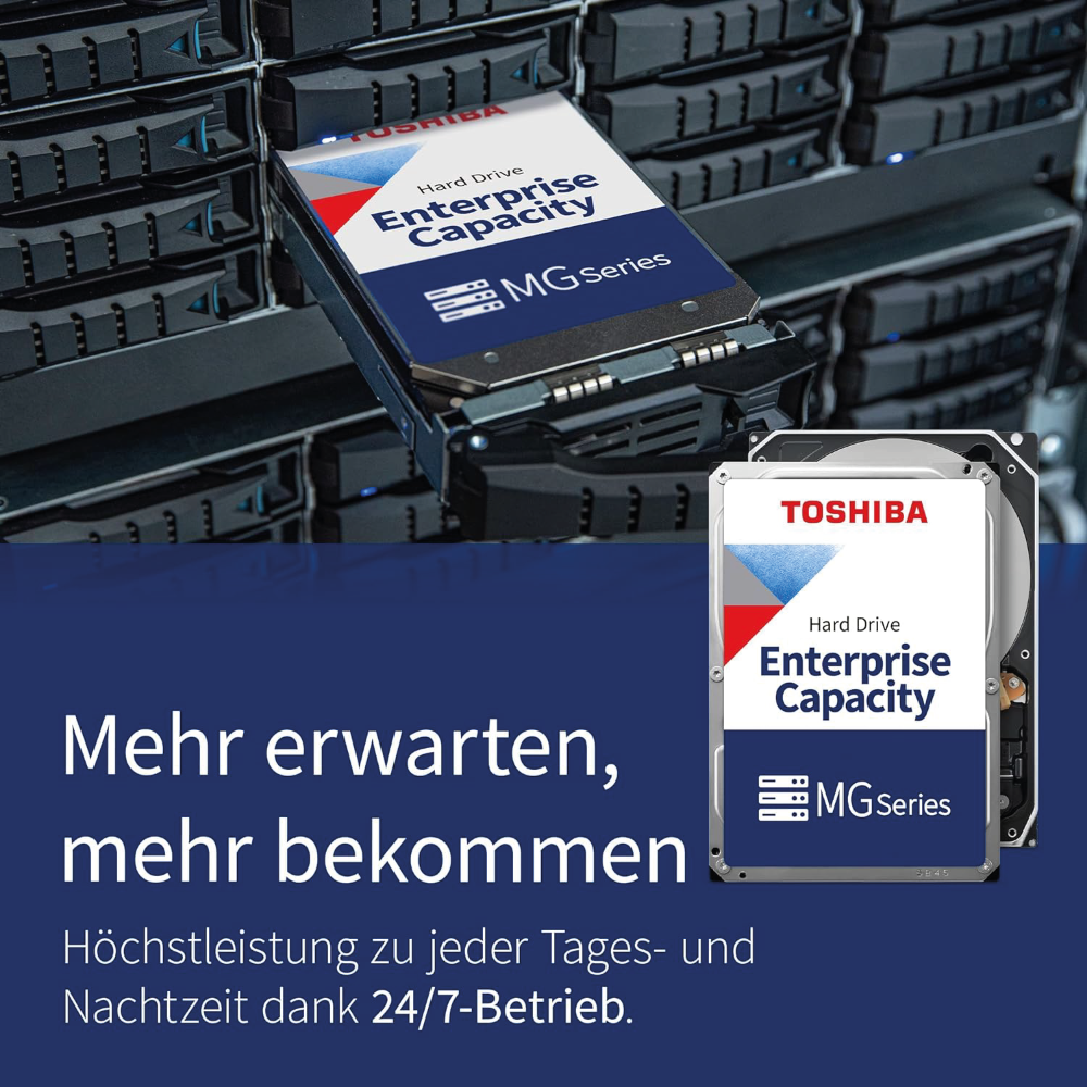 Toshiba Enterprise Capacity 10TB Interne Festplatte MG06ACA10TEY 3,5 Zoll HDD