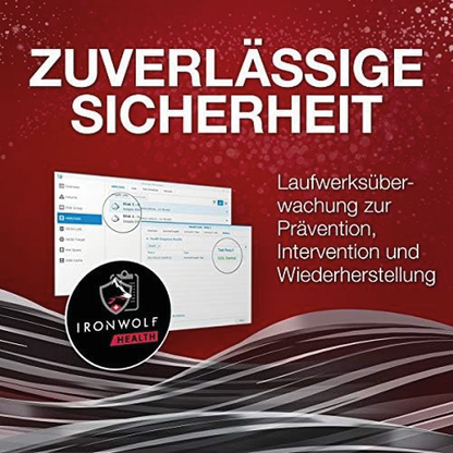 Seagate IronWolf 14TB Interne NAS Festplatte ST14000VN0008 3,5 Zoll HDD SATA3