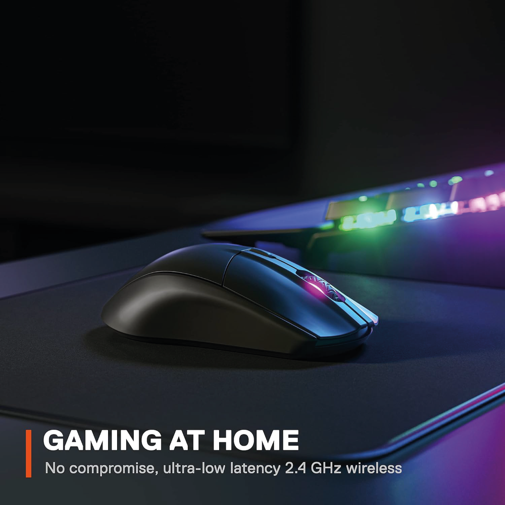 SteelSeries Rival 3 Wireless Gaming Maus 400 Stunden Akku Bluetooth 60M Klicks