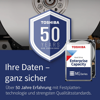 Toshiba 2TB Interne Festplatte MG04ACA200N 3,5 Zoll HDD SATA 6 Gb/s 7200RPM