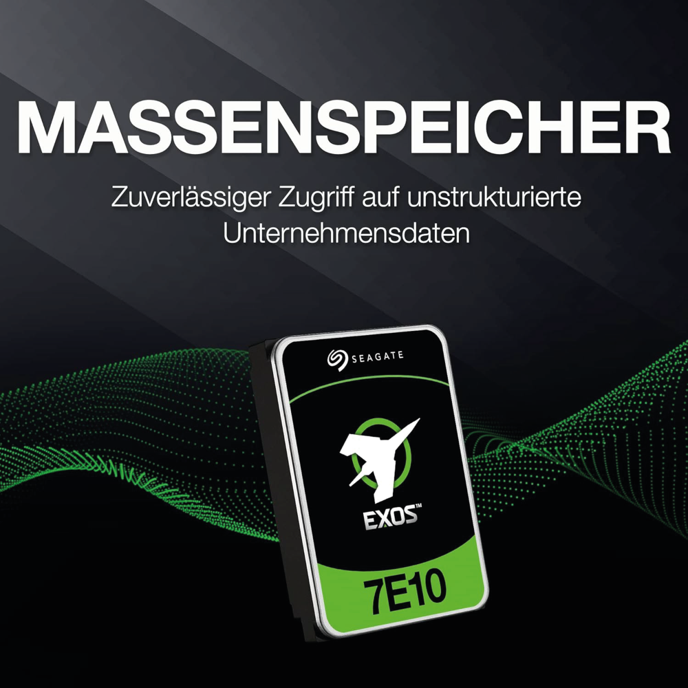 Seagate EXOS 7E10 2TB Interne Festplatte ST2000NM001B 3,5 Zoll HDD SAS 7200RPM