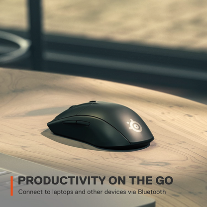 SteelSeries Rival 3 Wireless Gaming Maus 400 Stunden Akku Bluetooth 60M Klicks