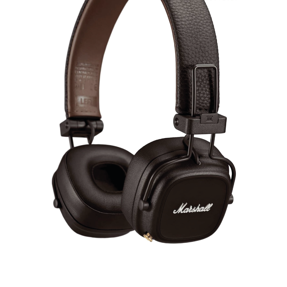 Marshall Major IV Bluetooth Kopfhörer kabelllos - on ear - faltbar black/brown