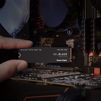 WD_BLACK SN770 1TB Interne SSD WDS100T3X0E NVMe M.2 2280 PCIe 4.0 x4 (NVMe)