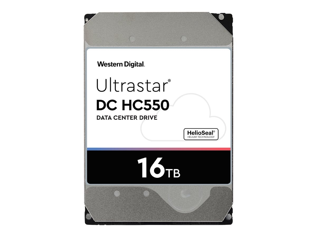 WD Ultrastar DC HC550 16TB Interne Festplatte WUH721816ALE600 3,5 Zoll HDD SATA3