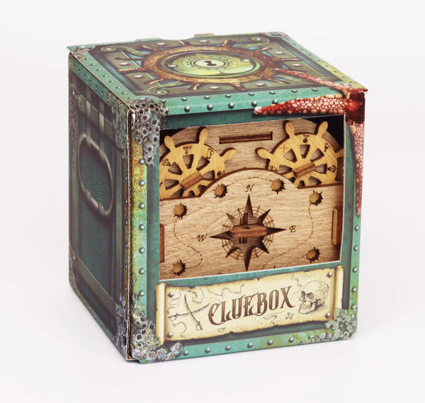 iDventure Cluebox Davy Jones Locker Escape Room Spiel - 3D Holzpuzzle Rätselbox