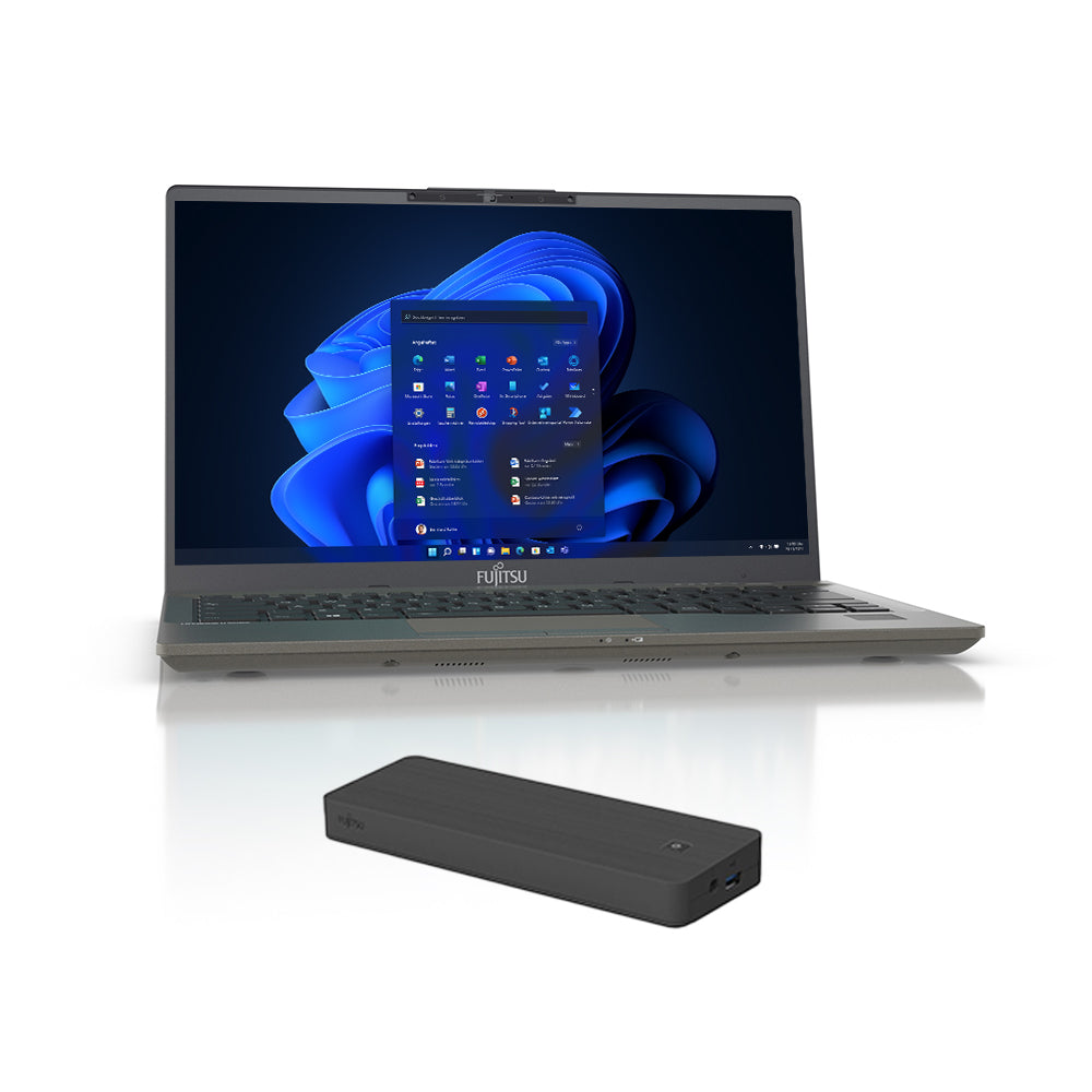 Fujitsu LIFEBOOK U7411 14 Zoll 512GB SSD 16GB RAM Core i7 1185G7 inkl. Docking