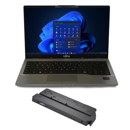 Fujitsu LIFEBOOK U7412 14 Zoll 512GB SSD 16GB RAM Core i7-1255U inkl. Docking