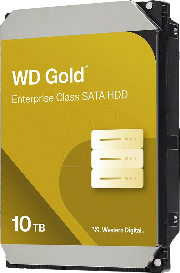 Western Digital WD Gold 10TB Interne Festplatte WD102KRYZ 3,5 Zoll HDD SATA3