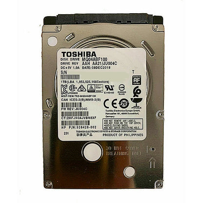 Toshiba 2TB Interne Festplatte MQ04ABD200 2,5 Zoll HDD 5400RPM SATA3 128MB Cache
