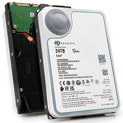 Seagate Exos X24 24TB Internal Hard Drive ST24000NM000C 3.5 inch HDD SATA3 512MB