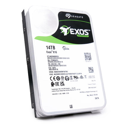 Seagate Exos X16 14TB Interne Server Festplatte ST14000NM005G 3,5 Zoll HDD SATA3 #1