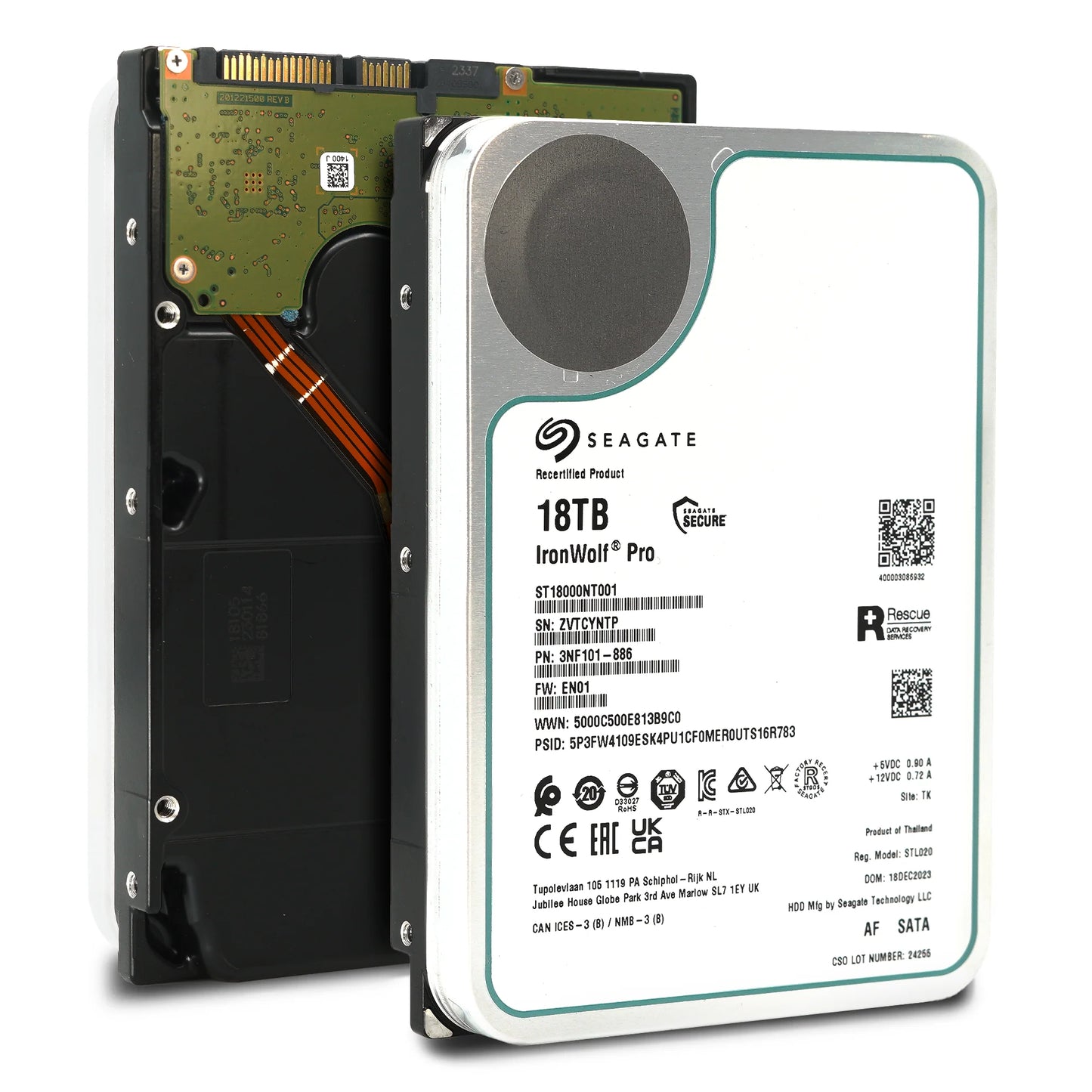 Seagate IronWolf Pro NAS 18TB Interne Festplatte ST18000NT001 3,5 Zoll HDD SATA3