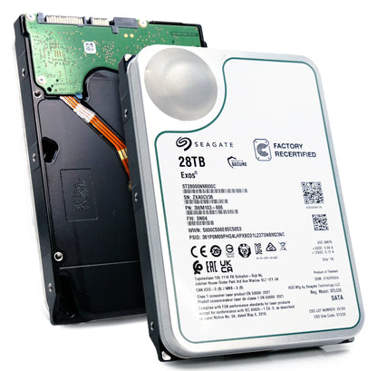 Seagate Exos 28TB Interne Festplatte ST28000NM000C 3,5 Zoll HDD SATA3 512MB