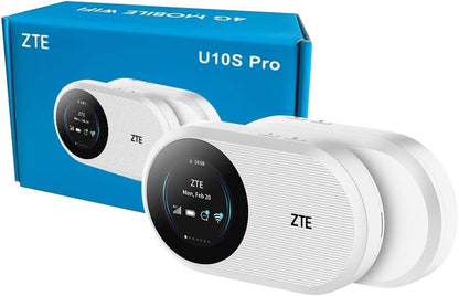 ZTE U10S Pro 4G Mobile WiFi6 Hotspot Mobiler WLAN Router - Weiss