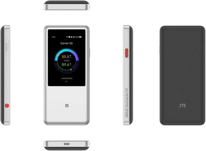 ZTE U60 Pro Mobiler 5G Router (MU5250) WiFi 7 Wingle WLAN Hotspot - weiss