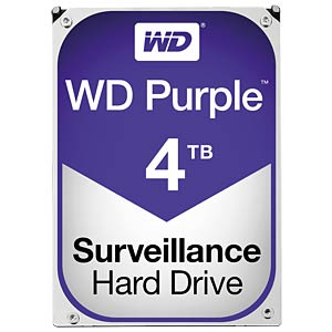 Western Digital WD Purple 4TB Interne Festplatte WD43PURZ 3,5 Zoll HDD SATA3