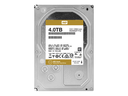 Western Digital WD Gold 4TB Interne Festplatte WD4002FYYZ 3,5 Zoll HDD SATA3