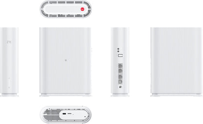 ZTE G5TS 5G Stationärer WLAN WiFi Router Weiß – Highspeed Internet für Zuhause